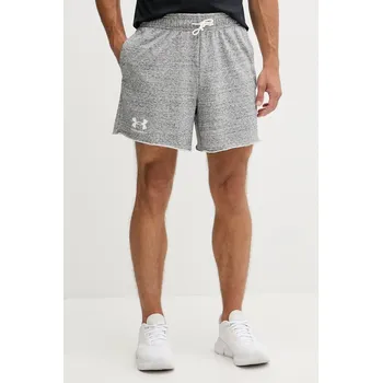 Pánská móda Tréninkové šortky Under Armour Rival 1382427 šedá 90B, vel. XL