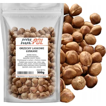 Lískové ořechy 500g loupané přírodní velké čerstvé | Kol-Pol