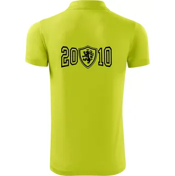 Pánská košile Narozeninový motiv - znak - 2010 - Polokošile Victory sportovní (dresovina) - XL ( Limetková )