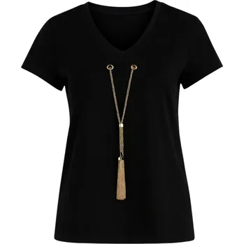 Dámské tričko GAUDI Chain Black tričko XXS Černá