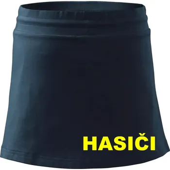 Dámská sukně Hasiči název samostatný - Sportovní sukně - two in one - XS ( Námořní modrá (velmi tmavá - téměř černá) )