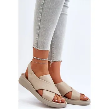 Dámské sandále Sandály Step in Style – přírodní kůže- bez zapínání, 36 i240_212116_2:36