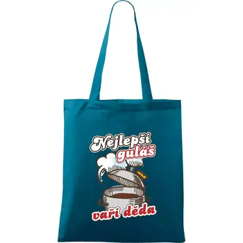 Nejlepší guláš vaří děda - Taška bavlněná - 42 x 38 cm ( Petrolejová )