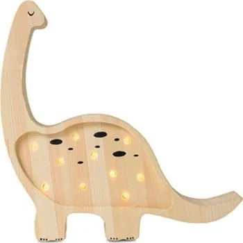 Lampička Lampa Little Lights Dino Mini Barevná kombinace: Jurassic Wood
