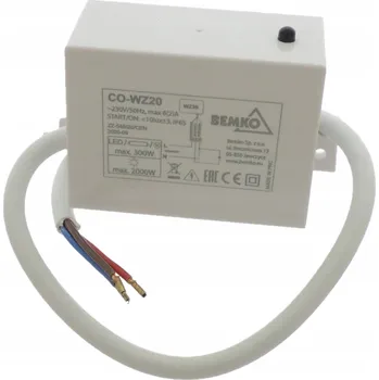 vypínač Soumrakový spínač, senzor soumraku pro LED osvětlení až 2000W