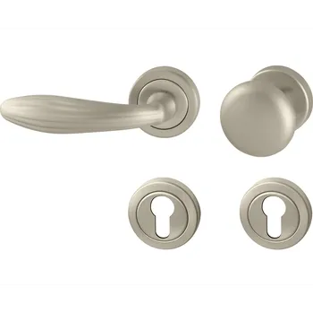 Dveřní kování TI - SOFIA - R 1917 rozety PZ, koule/klika levá NP - Nikl perla (142)