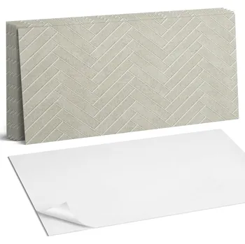 Dlažba Samolepicí vinylové dlaždice – vzor rybí kost 6 Ks 60x30 cm