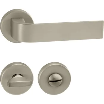 Dveřní kování TI - CINTO - R 2732 klika/klika, rozety WC NP - Nikl perla (142)