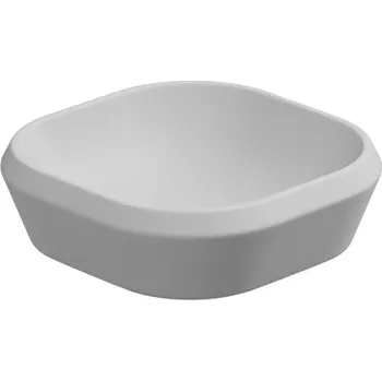 Umyvadlo Umyvadlo na desku Cruise, keramické, bílé matné, 45x45 cm, CRLAVQU45001