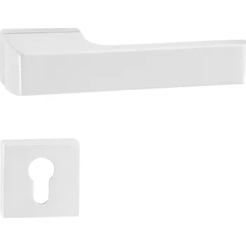 Dveřní kování TI - MELODY - RT5 3099 rozety PZ, klika/klika WS - Bílá matná (152)