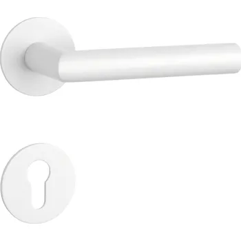 SH - OVAL - R 1750 3SM klika/klika, rozety PZ WS - Bílá matná