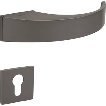 Dveřní kování TI - DEDOS - RT5 3094 rozety PZ, klika/klika T - Titan (141)