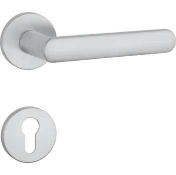 Dveřní kování AT - FRAGOLA - R 7S klika/klika, rozety PZ OCS - Chrom broušený