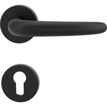 Dveřní kování GK - ULMER - R klika/klika, rozety PZ Grafit černá (78)