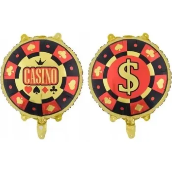 Balónek FÓLIOVÝ BALÓNEK 18" KASINO CASINO