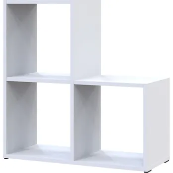 Knihovna Regál otevřený Step 2х2 69х28.8х71.4 bílý