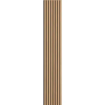 Obklad Lamelový obklad akustický T04 270x40cm Teak