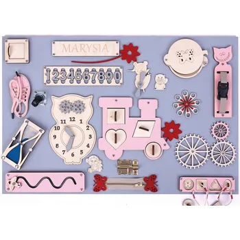 Obraz Senzorická manipulační tabule XXL popelavě šedá !!