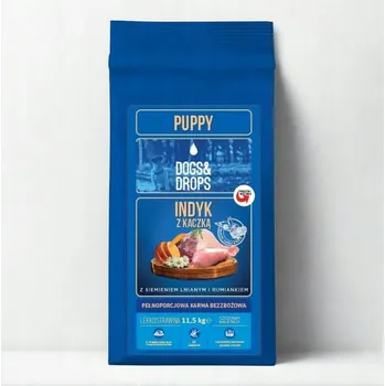 Krmivo pro psa Dogs&Drops Krůta a kachna Štěňata bez obilovin suché krmivo pro štěňata 11,5 kg