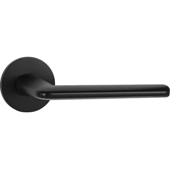 Dveřní kování TI - ELIPTICA - R 3098 5S klika/klika, bez spodní rozety BS - Černá matná (153)