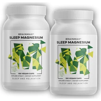 Doplněk stravy BrainMax 2x Sleep Magnesium 320mg 100 kapslí