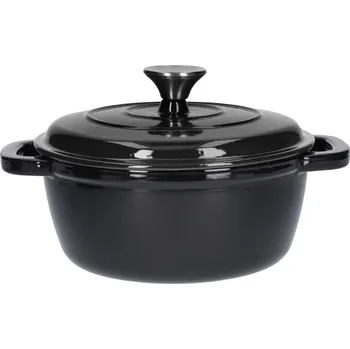 Hrnec SILVERCREST® Litinový hrnec, Ø 22 cm (černá)