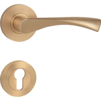 MPK - SPIRIT - R klika/klika, rozety PZ OLS - Mosaz broušená