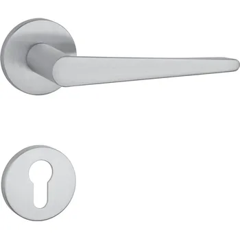 Dveřní kování AT - ARNICA - R 7S klika/klika, rozety PZ OCS - Chrom broušený