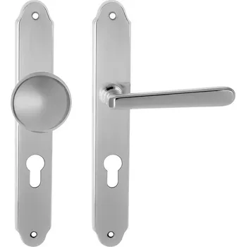 MPK - ALT WIEN PZ otvor pro vložku, 90 mm, koule/klika pravá OC - Chrom lesklý