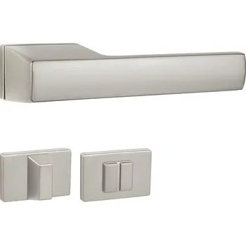 Dveřní kování MPK - ANITA - RT rozety WC, klika/klika NP - Nikl perla