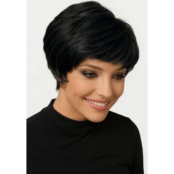 Paruka Paruka krátké syntetické vlasy bílá Mona