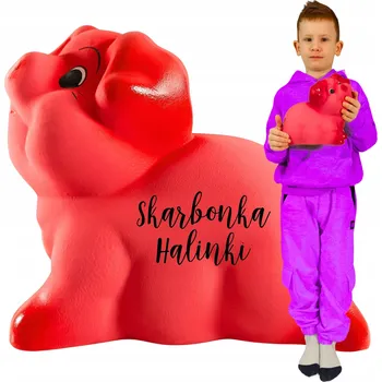 Pokladnička Pokladnička prasátko S JMÉNEM keramická k rozbití růžová pro děti VELKÁ