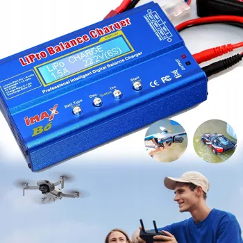 NABÍJEČKA AKUMULÁTORŮ LI-PO IMAX B6 80W + ZDROJ LIPO NIMH BALANCER