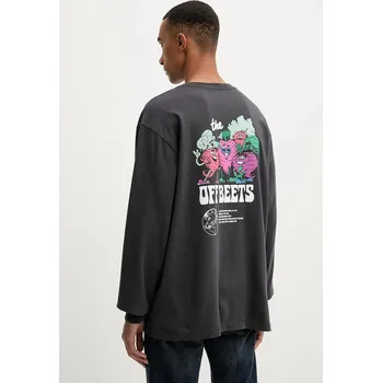 Pánské tričko Bavlněné tričko s dlouhým rukávem Levi's 005N7.0001 šedá 90Y, vel. L