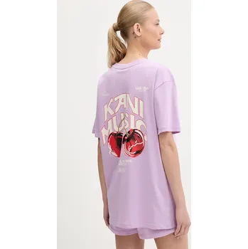 Pánské tričko Bavlněné tričko Karl Kani PD00005461 fialová 40X, vel. XS