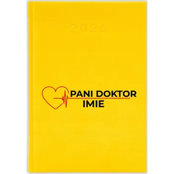 Diář Knižní diář 2026 A5 FunnyCase žlutý