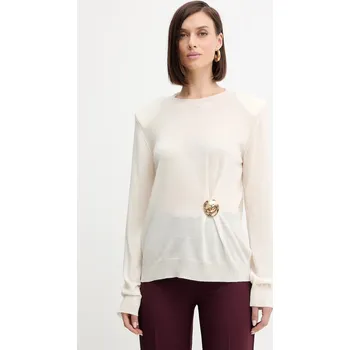 Dámský svetr Vlněný svetr Simona Corsellini A25CPMGE0301 béžová 01X, vel. M