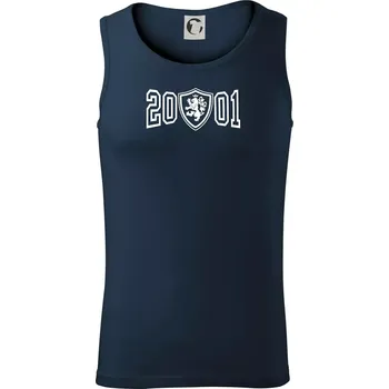 Narozeninový motiv - znak - 2001 - Tílko pánské Core - M ( Námořní modrá (velmi tmavá - téměř černá) )