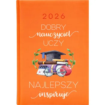 Kalendář Knižkový kalendář 2026 A5 Cute Cups oranžový