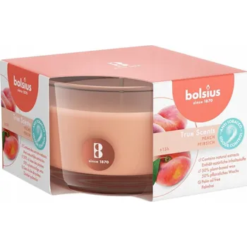 Svíčka Parafínová vonná svíčka broskev Bolsius 1 ks