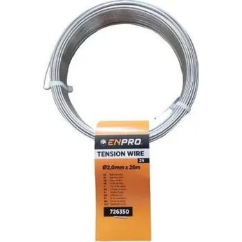 Vázací drát Drát napínací, 2,0 mm x 26 m, pozinkovaný, ENPRO