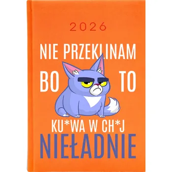 Kalendář Knižkový kalendář 2026 A5 Cute Cups oranžový