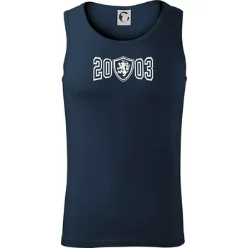 Narozeninový motiv - znak - 2003 - Tílko pánské Core - M ( Námořní modrá (velmi tmavá - téměř černá) )