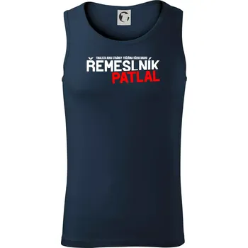 Řemeslník patlal - Tílko pánské Core - XL ( Námořní modrá (velmi tmavá - téměř černá) )