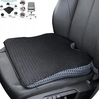 Polštář PROHLOUBENÝ POLŠTÁŘ Z PAMĚŤOVÉ PĚNY 48X42.2X8CM DO AUTA I KANCELÁŘE