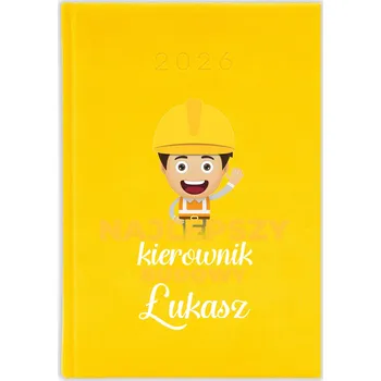 Diář Knižní diář 2026 A5 FunnyCase žlutý