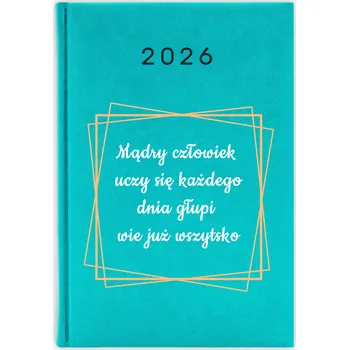 Kalendář Knižkový kalendář 2026 A5 FunnyCase modrý