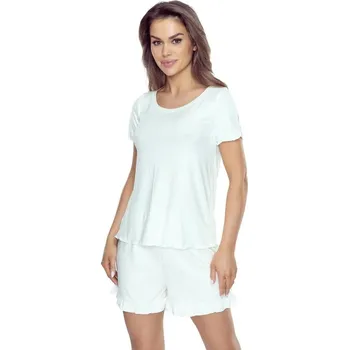 Dámské pyžamo Beatrice pyžamo Eldar – letní viskóza- žebrovaná struktura, ecru 3xl i384_14623112