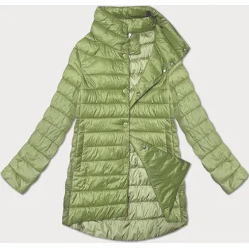 Dámská bunda Dámská prošívaná bunda pistáciová se stojáčkem, odstíny zelené XXL (44) i392_25009-48