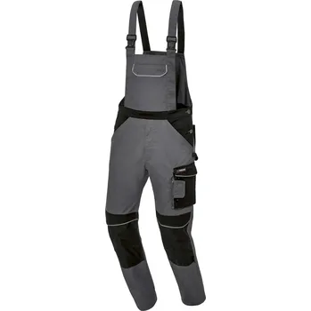 PARKSIDE PERFORMANCE® Pánské pracovní kalhoty s laclem (šedá, 50)